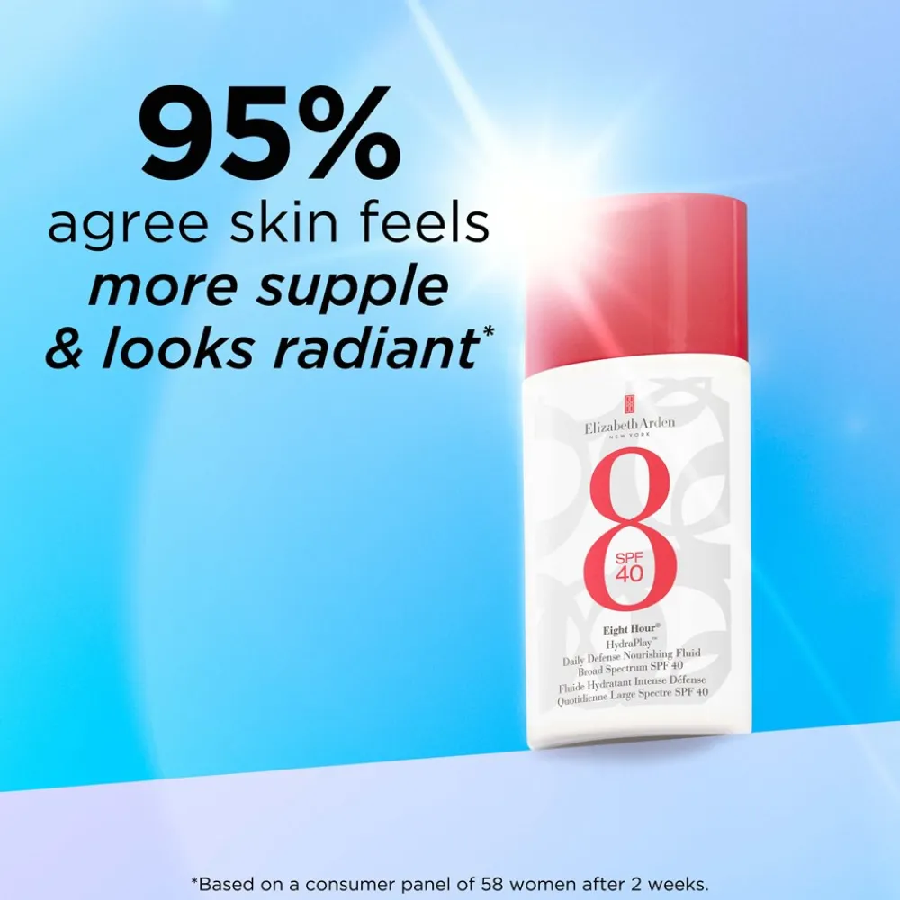 Eight Hour HydraPlay™ Daily Defense Nourishing Fluid, , 50 ml Solbeskyttelse