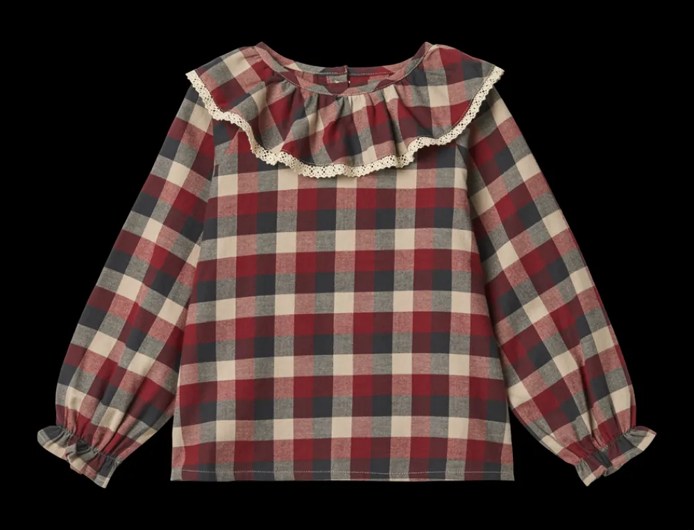 Wheat Elin Bluse, , 128 cm-Børn Bluser