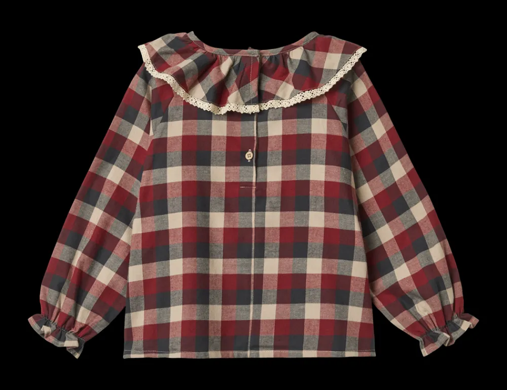 Wheat Elin Bluse, , 128 cm-Børn Bluser