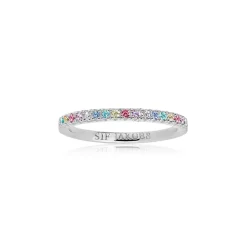 Sif Jakobs Jewellery Ellera Ring, Sølv Multi, 60-Dame Ringe