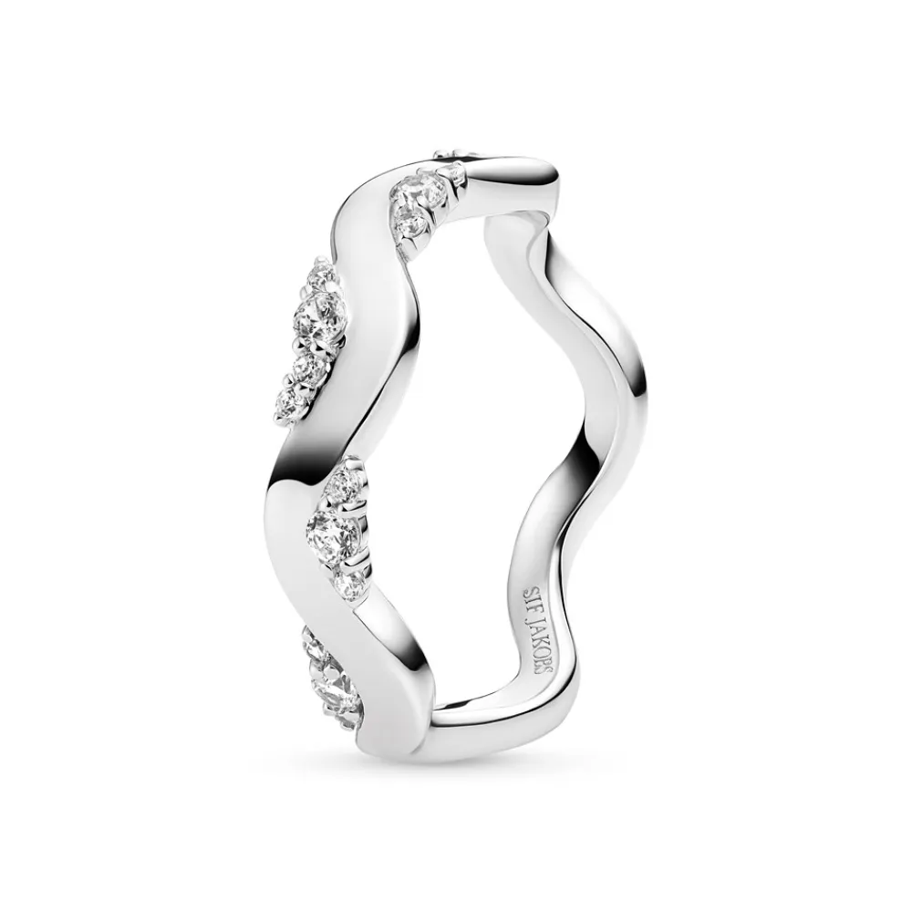 Sif Jakobs Jewellery Ellera Waves Altro Ring, , 58-Dame Ringe
