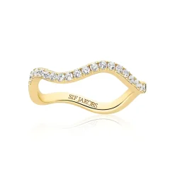 New Ellera Waves Ring, , 52 Dame Ringe