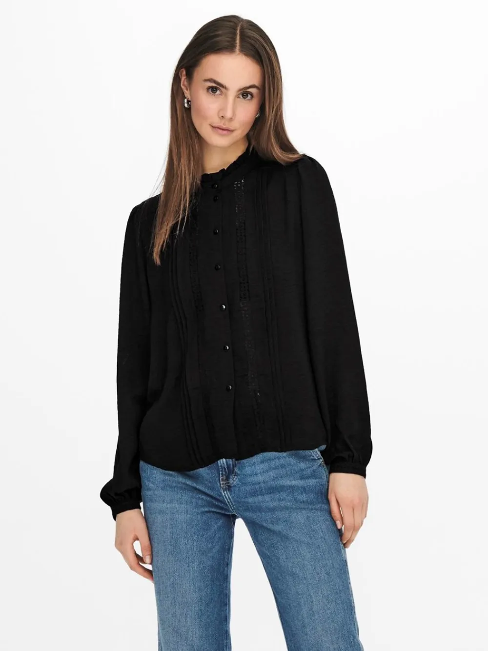 Ellis Lace Bluse, , 38 Dame Bluser & Skjorter