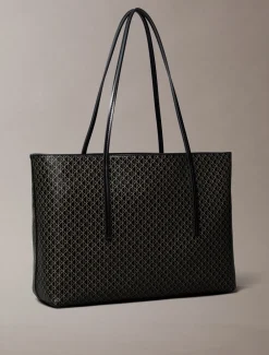 Calvin Klein Emblem Tote W/ Pouch, , Onesize-Dame Shoppere