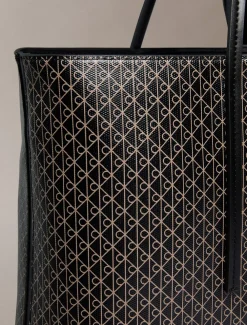Calvin Klein Emblem Tote W/ Pouch, , Onesize-Dame Shoppere