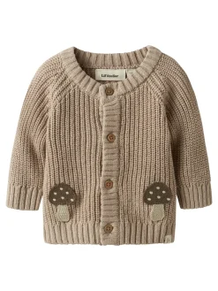 Lil' Atelier Emlen Baby Cardigan, , 74 cm-Børn Cardigans