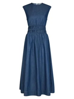 Neo Noir Esmy Denim Kjole, , 38-Dame Kjoler