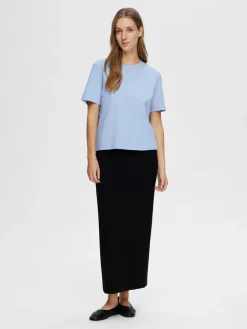 Selected Women Essential Boxy T-shirt, , S-Dame T-Shirts & Toppe