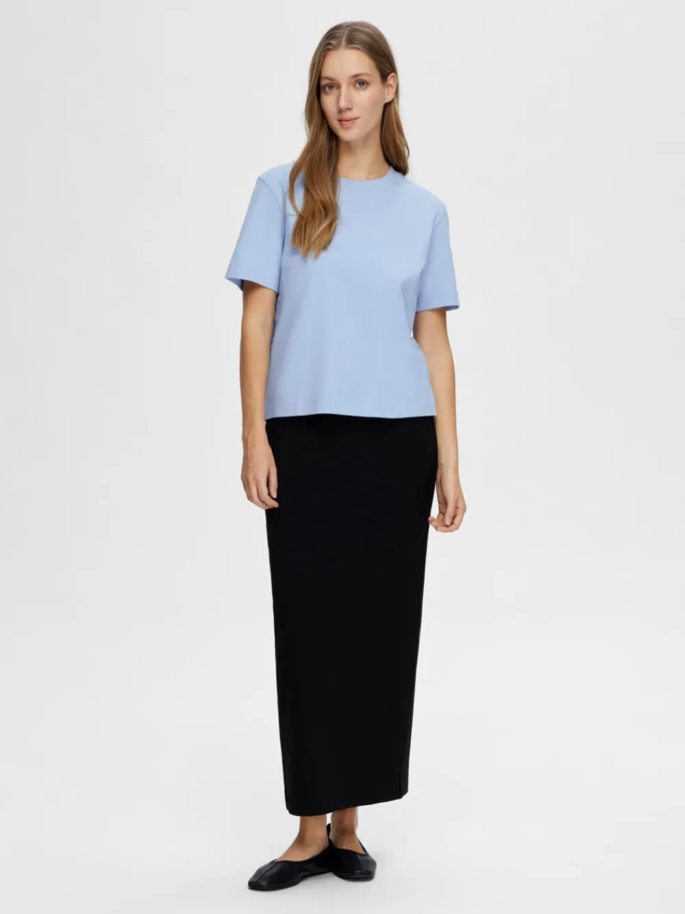 Selected Women Essential Boxy T-shirt, , S-Dame T-Shirts & Toppe