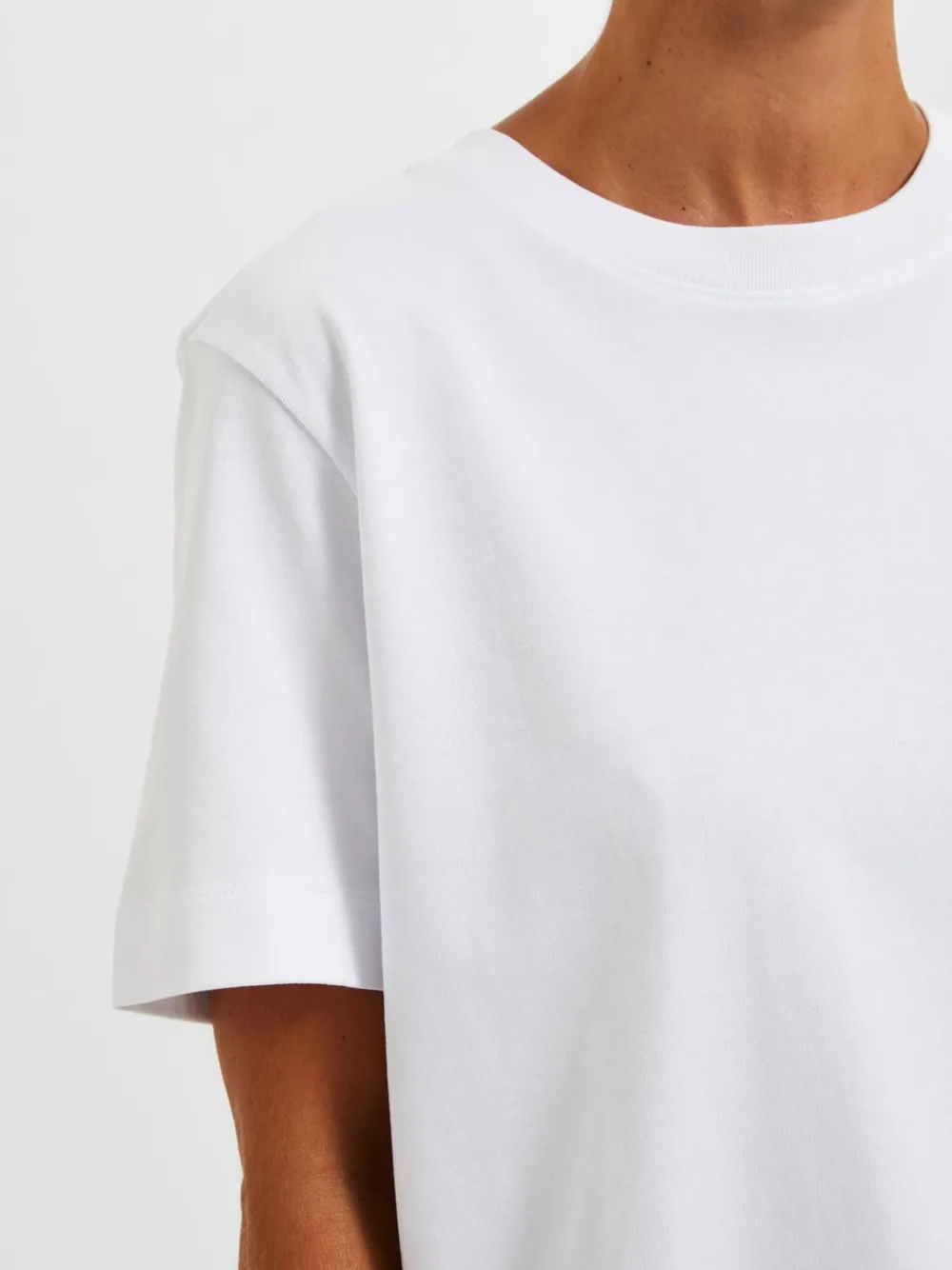Selected Women Essential Boxy T-shirt, , M-Dame T-Shirts & Toppe