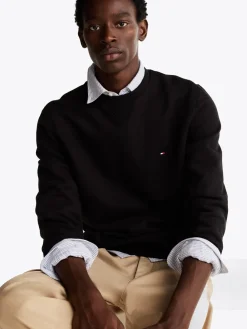 Tommy Hilfiger Essential Fleece Crewneck Sweatshirt, , XL- Sweatshirts & Trøjer