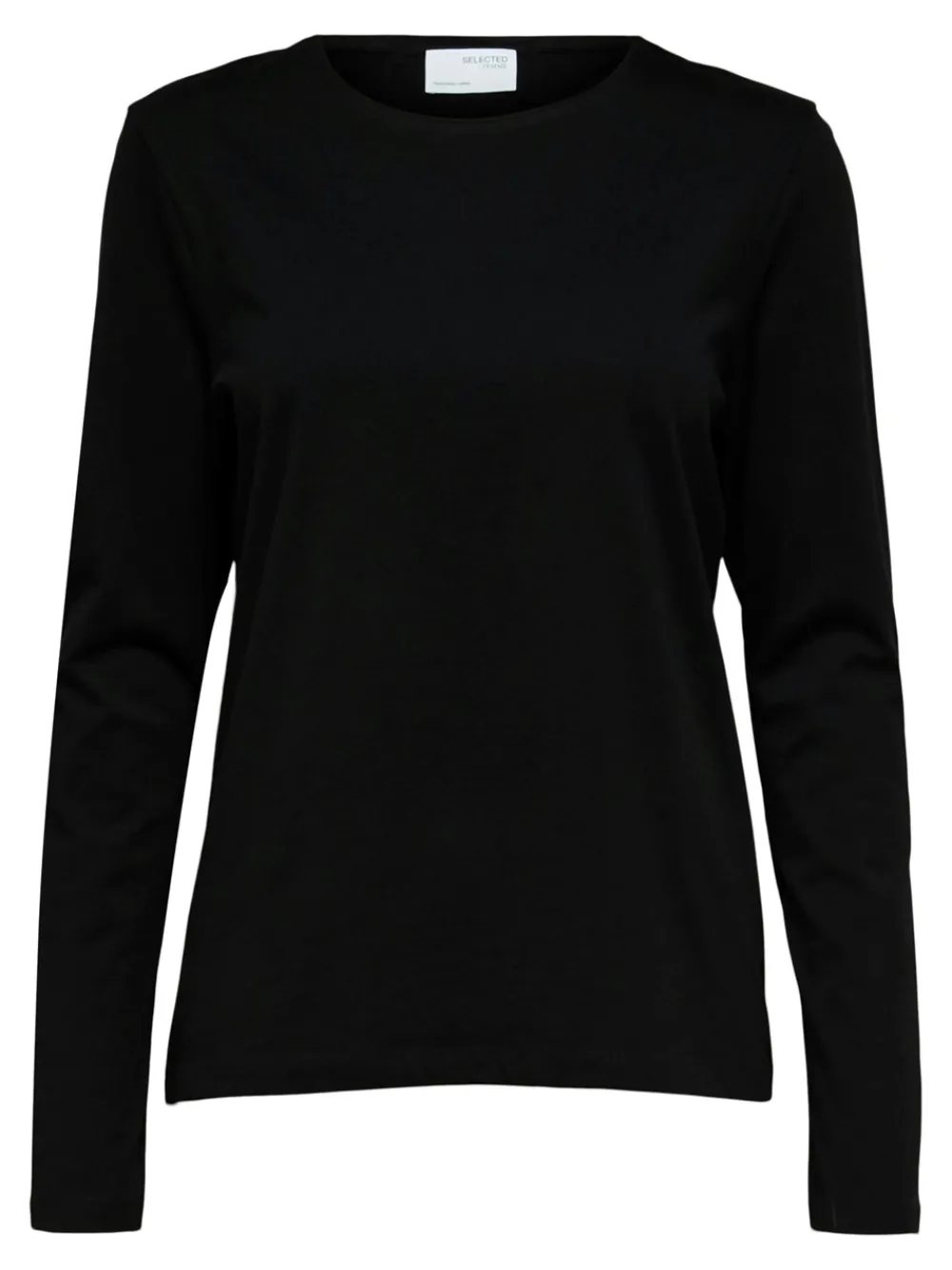 Selected Women Essential Langærmet T-shirt, , M-Dame T-Shirts & Toppe