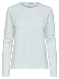 Clearance Essential Langærmet T-shirt, , L Dame T-Shirts & Toppe