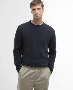 Barbour Essential Patch Crew Striktrøje, , L- Strik