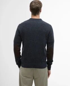 Barbour Essential Patch Crew Striktrøje, , L- Strik