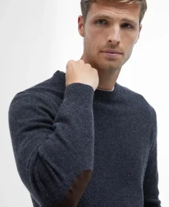 Barbour Essential Patch Crew Striktrøje, , L- Strik