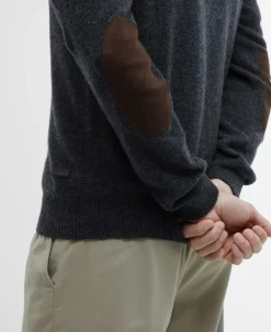 Barbour Essential Patch Crew Striktrøje, , L- Strik