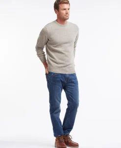 Outlet Essential Patch Crew Striktrøje, , XL Strik