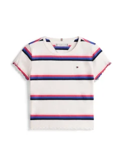 Tommy Hilfiger Essential Rib T-shirt, , 152 cm-Børn T-Shirts & Toppe