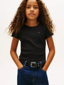 Best Essential Rib T-shirt, , 164 cm Børn T-Shirts & Toppe