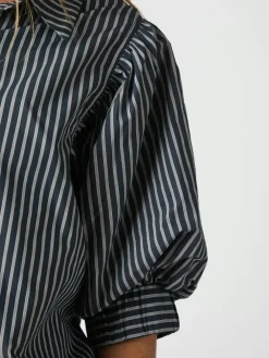 Neo Noir Etta Stripe Skjorte, , 40-Dame Bluser & Skjorter