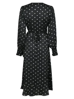 Neo Noir Eva Retro Dot Kjole, , 34-Dame Kjoler