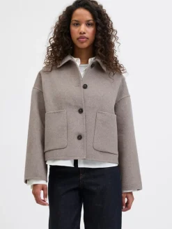 JJXX Eve Wool Blend Jakke, , M-Dame Jakker & Frakker