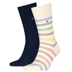Sale Fancy Breton 2-pak Strømper, , 43-46 Strømper
