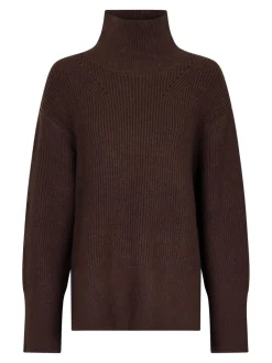 Fanning Solid Striktrøje, , 40 Dame Strik & Sweatshirts