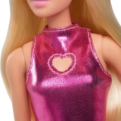 Best Fashionista Pink Dress Heart Cutout Dukke Børn Dukker & Tilbehør