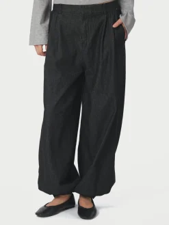 Hot Fayla Denim Balloon Bukser, , 38 Dame Bukser & Leggings