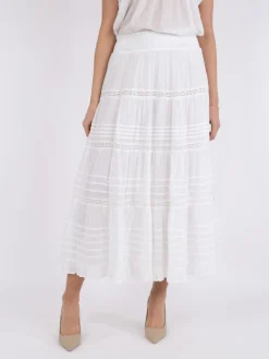 Felicia S Voile Nederdel, , 36 Dame Nederdele