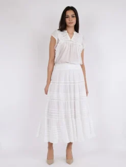 Felicia S Voile Nederdel, , 36 Dame Nederdele