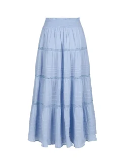 Neo Noir Felicia S Voile Nederdel, , 36-Dame Nederdele