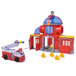 Paw Patrol Fire Rescue Fire Station Legesæt-Børn Tog, Biler & Skibe