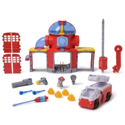 Paw Patrol Fire Rescue Fire Station Legesæt-Børn Tog, Biler & Skibe