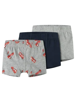 Name It Firetruck 3-pak Boxershorts, , 98 cm-Børn Undertøj & Nattøj