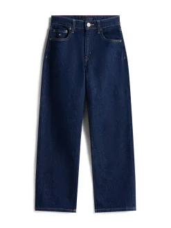 Discount Flag Embroidery Relaxed Jeans, , 164 cm Børn Jeans