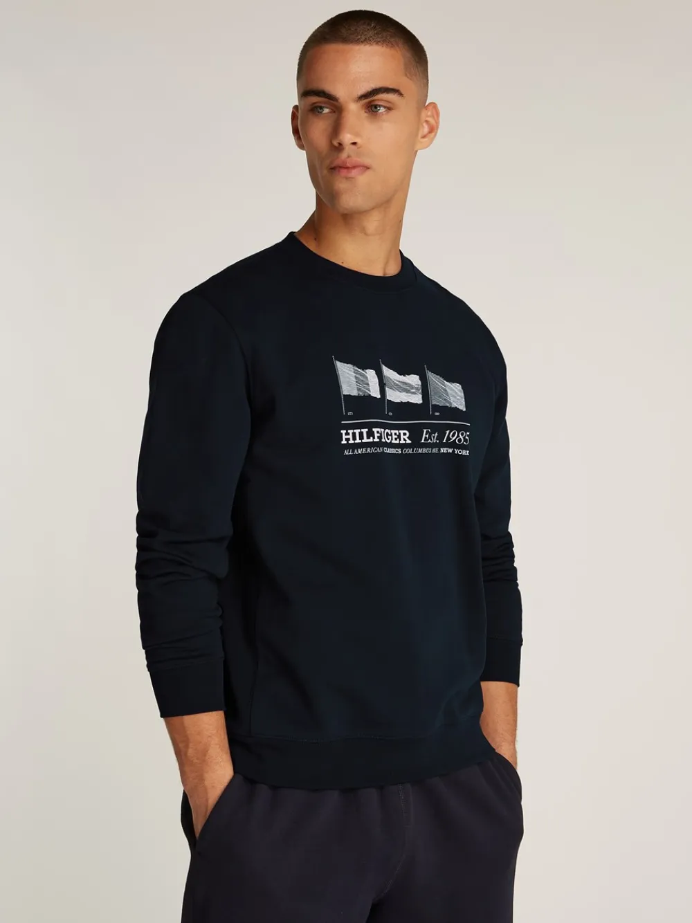 Flags Crewneck Sweatshirt, , XXL Sweatshirts & Trøjer