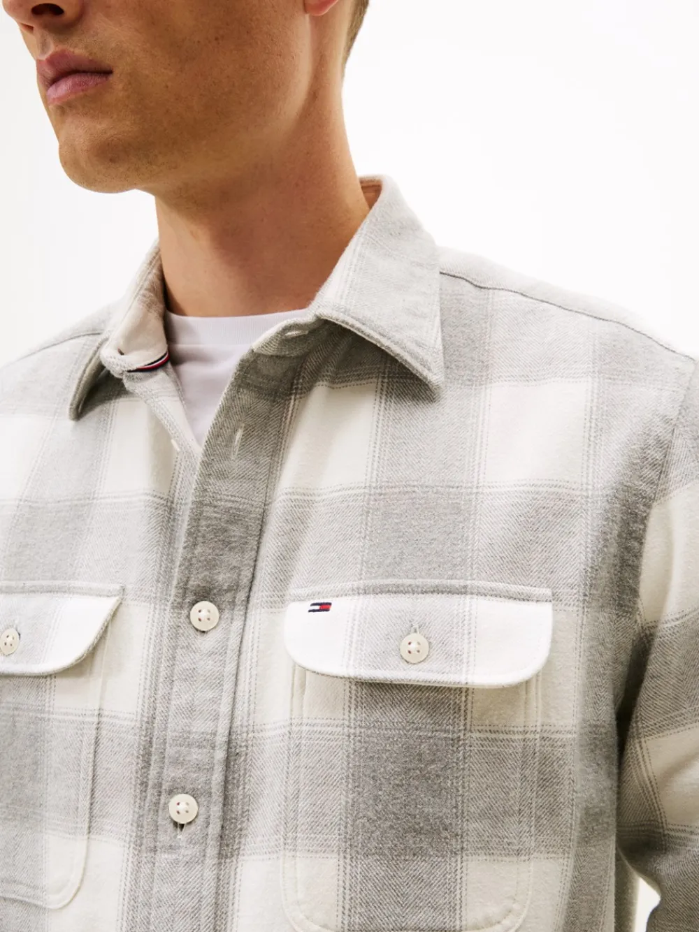 Clearance Flannel Check Overshirt, , S Overshirts