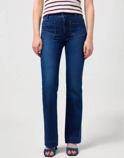 Outlet Flare Jeans, , W28/L30 Dame Jeans