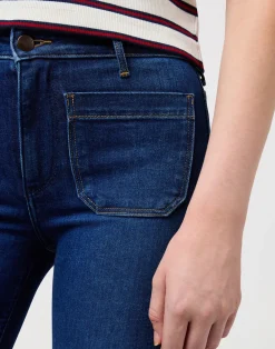 Outlet Flare Jeans, , W28/L30 Dame Jeans