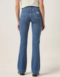 Wrangler Flare Jeans, , W32/L32-Dame Jeans