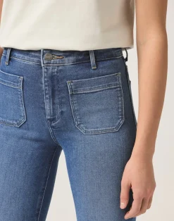 Wrangler Flare Jeans, , W32/L32-Dame Jeans