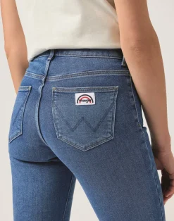 Wrangler Flare Jeans, , W32/L32-Dame Jeans
