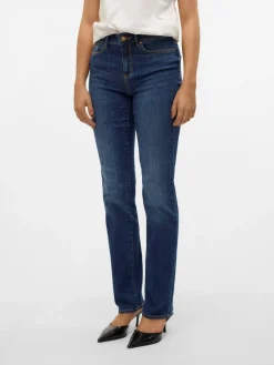 Outlet Flash Straight Jeans, , M/L32 Dame Jeans