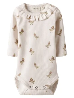 Lil' Atelier Flavo Loa Slim Body, , 74 cm-Børn Bodies & Heldragter