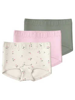 Outlet Flower 3-pak Hipsters, , 86 cm Børn Undertøj & Nattøj