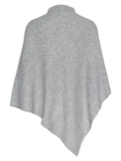 Fortuna Højhalset Poncho, , One size Dame Strik & Sweatshirts