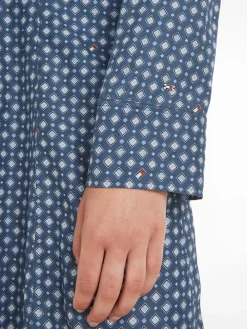 Tommy Hilfiger Foulard Fit & Flare Knee Kjole, , 34-Dame Kjoler